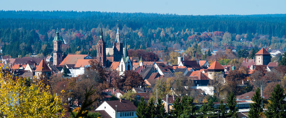 Stadtpanorama von Villingen