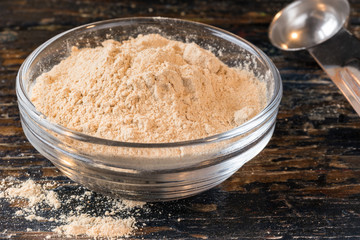 Maca Root Powder in an Ingredient Bowl