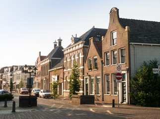 Fototapeta na wymiar Center of Nijkerk, Gelderland, Holland, NLD