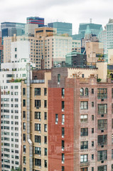 Fototapeta na wymiar Tall buildings of Manhattan, New York City - USA