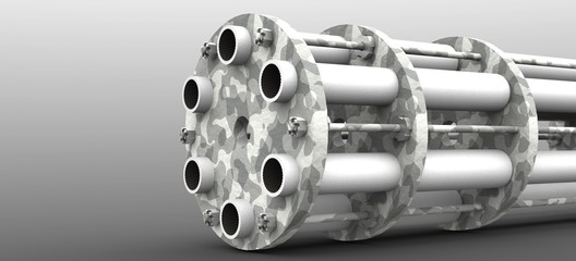Fototapeta premium 3D Model M61 Vulcan rotary cannon