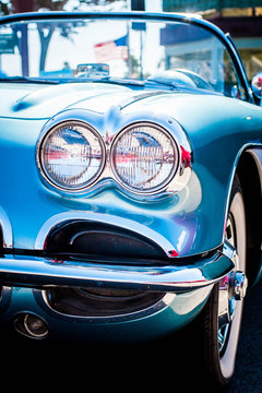Light Blue Corvette
