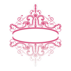 diadem. elegance feminine tiara with reflection © marymo_art
