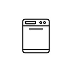 dishwasher dish washing machine icon