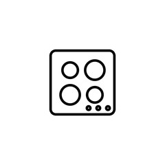 hob stove top icon