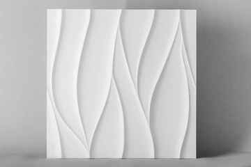 3d pannel,  gypsum relief