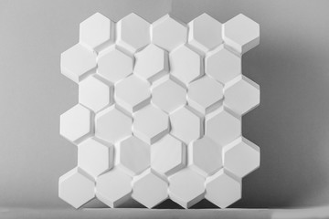 3d pannel,  gypsum relief