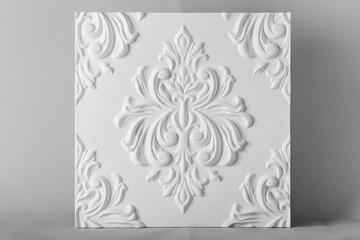 3d pannel,  gypsum relief