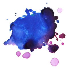Abstract hand drawn watercolor background