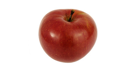 Red Apple on a white background.