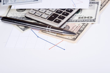 Fototapeta premium declines in the currency exchange