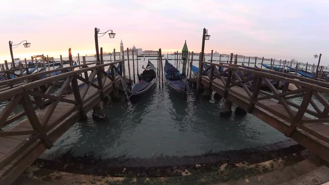 Venice, Italy, Venice gondola. Grand Canale, San Marko square, Venice.