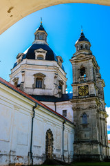 Fototapeta premium Kaunas, Lithuania. Old church. Pazaislis.