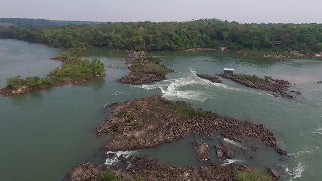 Corredeiras do Rio Teles Pires no Mato Grosso, Brasil