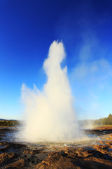 Strokkur Geysir Eruption, Iceland