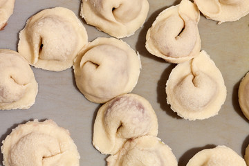 The Russian pelmeni.