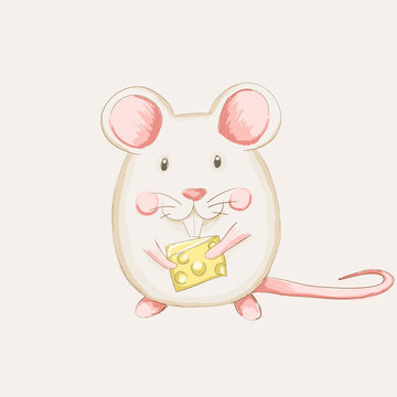 cute mouse cheese