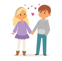 Couple in love vector.