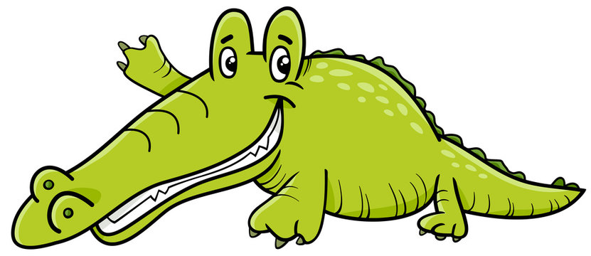 crocodile cartoon character