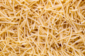 Italian pasta close up on background.