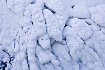 vereister Wasserfall