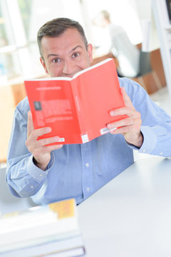 reading an intriguing story