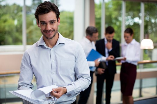 Male business male executive at conference center