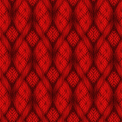 Repeating volume braided knitting background  