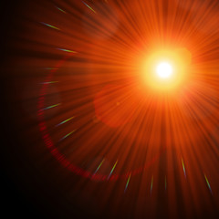 Fototapeta premium Lens flares