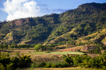 Wonderfull top hill lanscape in Thailand