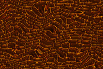 Wide abstract golden repeating background