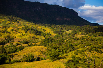 Wonderfull top hill lanscape in Thailand