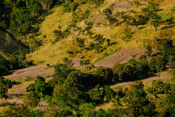 Wonderfull top hill lanscape in Thailand