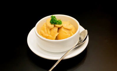 mashed potato with mushroom