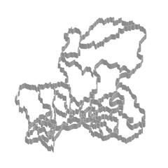 Obraz premium 岐阜 地図 フレーム アイコン