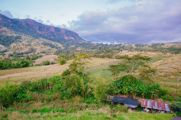 Wonderfull top hill lanscape in Thailand