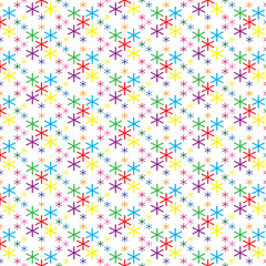 Fototapeta na wymiar Colorful star mark Pattern - abstract background