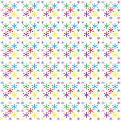 Colorful star mark Pattern - abstract background