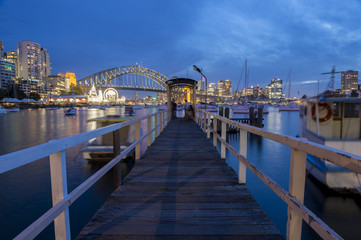 Fototapeta premium View of Sydney CBD from Lavender bay.