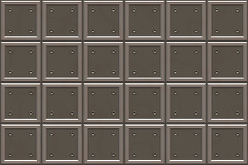 Repeating  wide  metallic tile background  