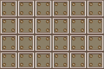 Repeating  wide  metallic tile background  