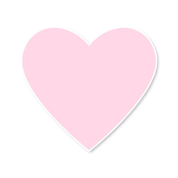 pink heart with transparent background