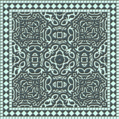 Ornamental Dutch tile