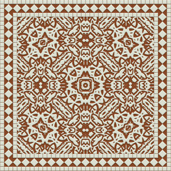 Ornamental Dutch tile