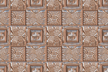 Wide abstract golden repeating background