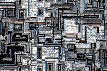 Wide repeating abstract high tech background