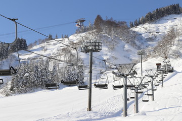 スキー場　リフト

