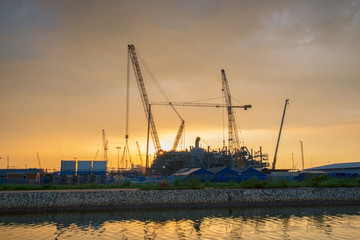 Obraz premium construction site