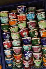 Fototapeta na wymiar Italian Ceramic Mugs
