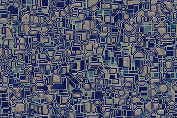 Wide repeating abstract electronic background